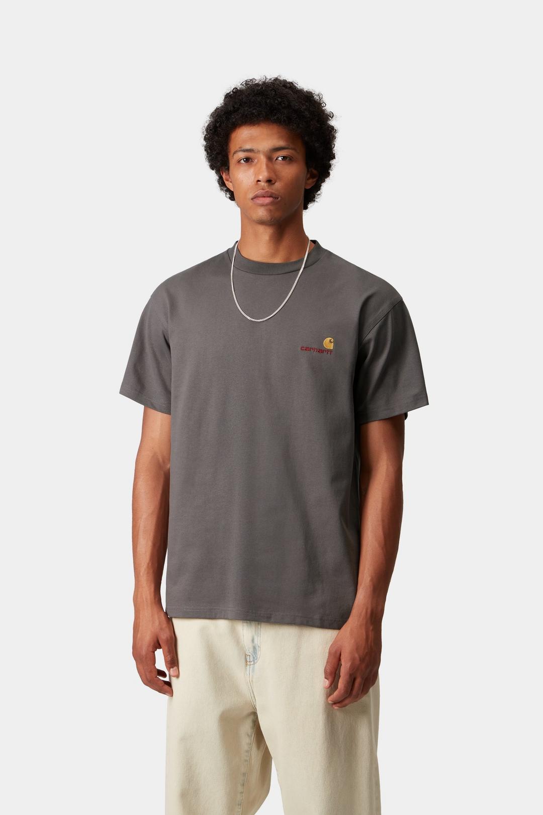 Carhartt WIP S/S American Script T-Shirt Porphyry