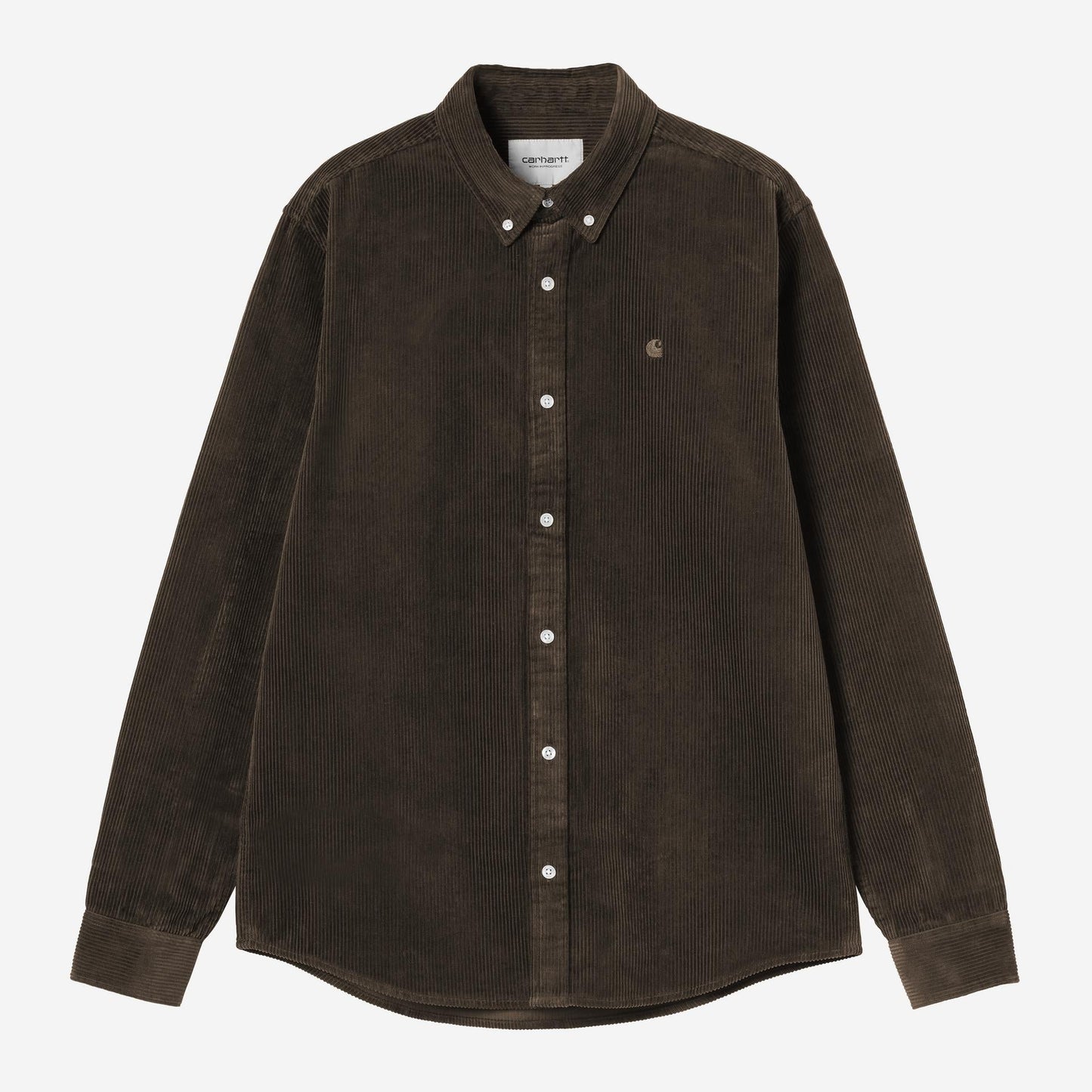 Carhartt WIP L/S Madison Cord Shirt Tobacco