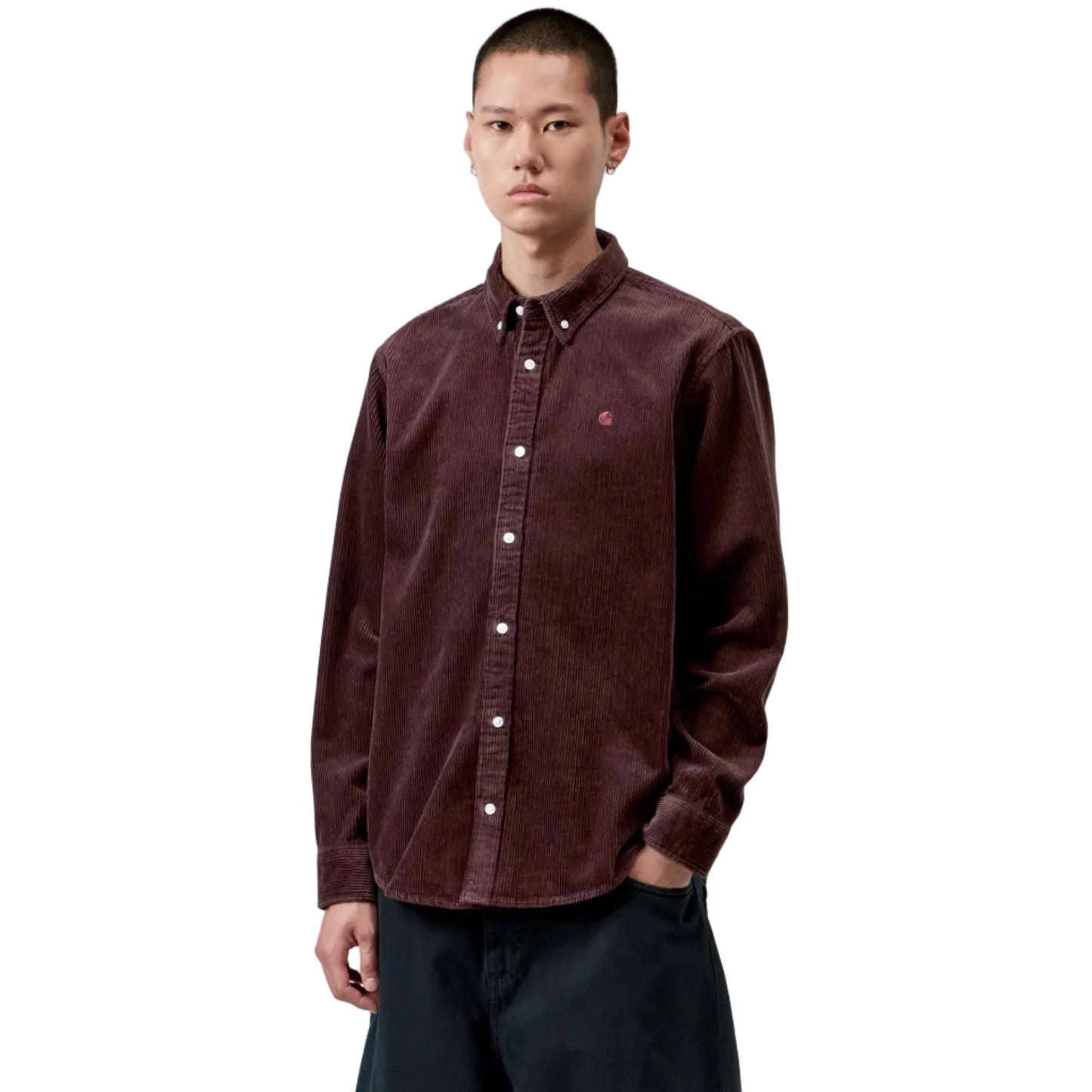Carhartt WIP L/S Madison Cord Shirt Amarone
