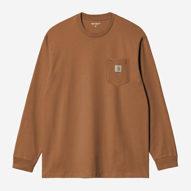 Carhartt WIP L/S Pocket T-Shirt H Brown