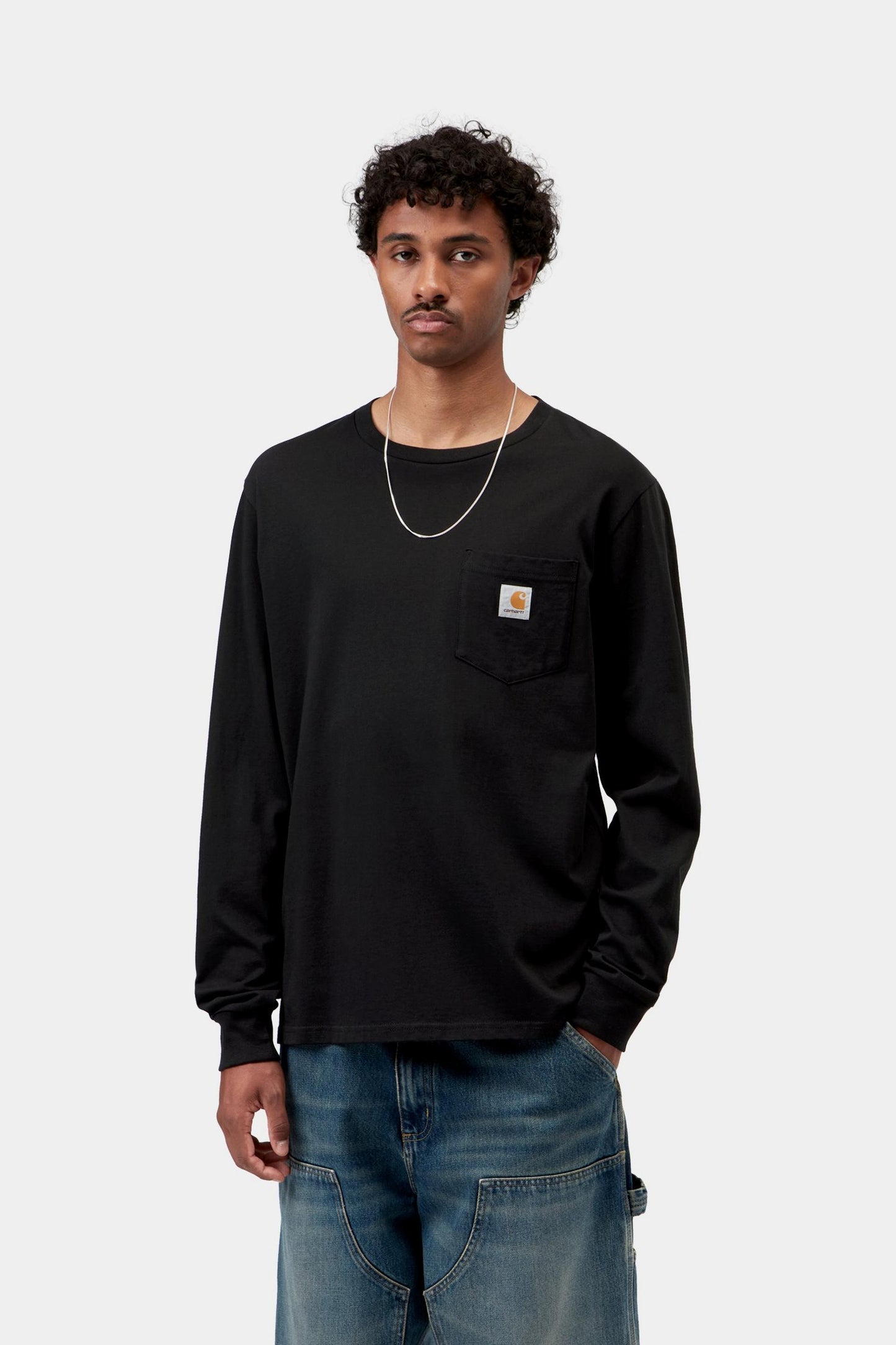 Carhartt WIP L/S  Pocket T-Shirt Black
