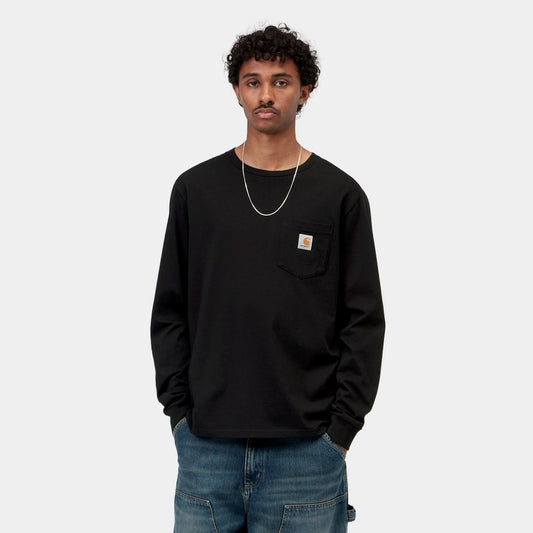 Carhartt WIP L/S  Pocket T-Shirt Black