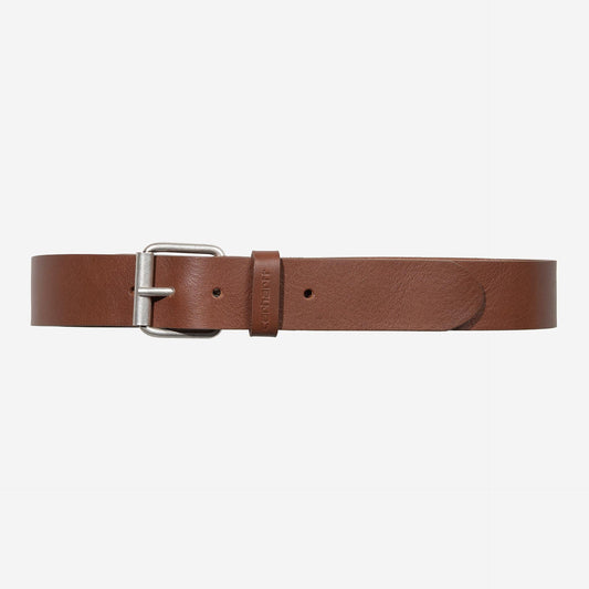 Carhartt WIP Script Belt Cognac / Silver