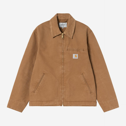 Carhartt WIP Detroit Jacket "Dearborn" Canvas Hamilton Brown