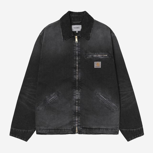 Carhartt WIP OG Detroit Jacket Black / Black, Destroy wash