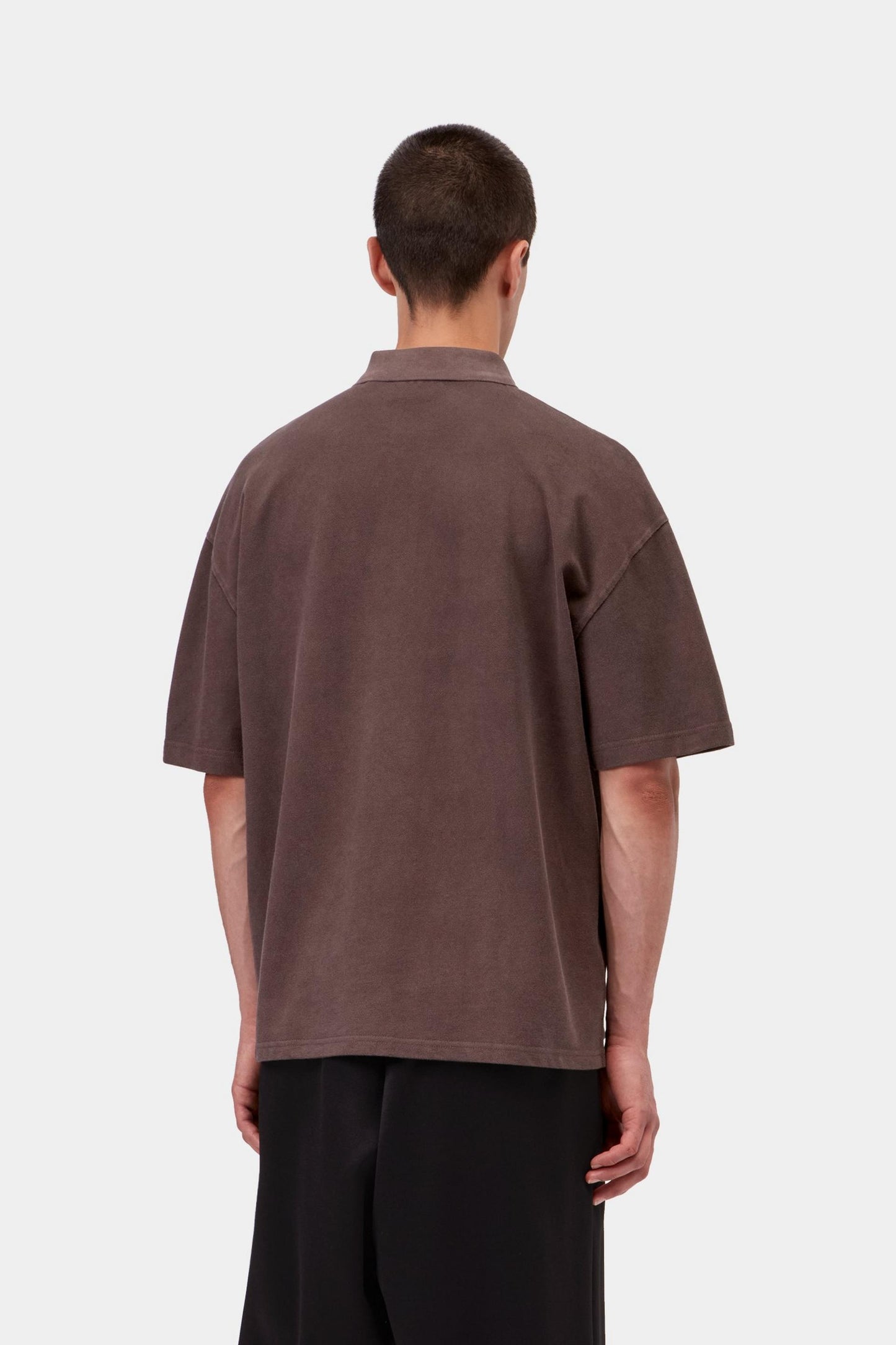 Carhartt WIP S/S Wayne Polo Palisander garment dyed