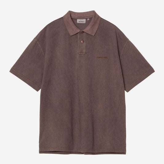 Carhartt WIP S/S Wayne Polo Palisander garment dyed