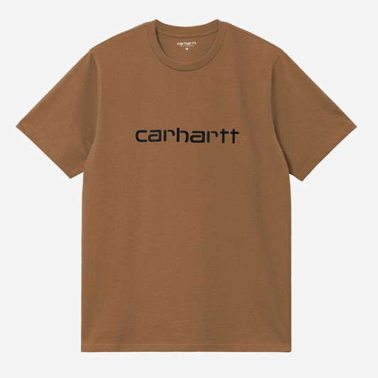 Carhartt WIP S/S Script T-Shirt WIP H Brown/Black