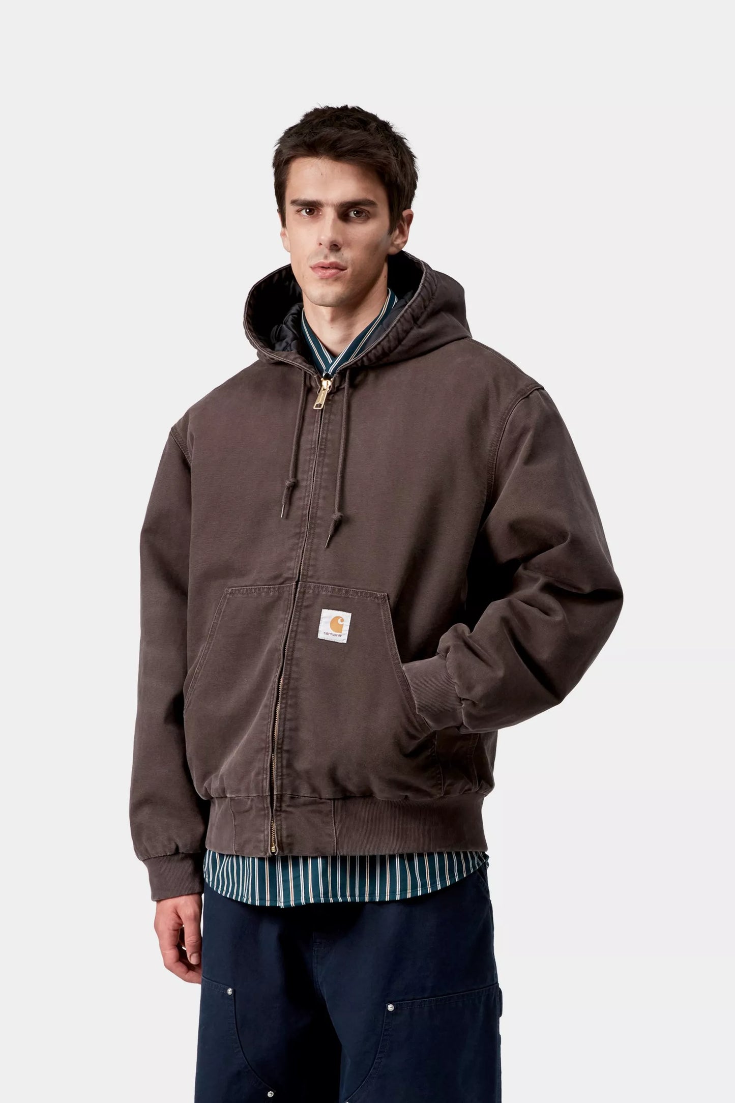 Carhartt WIP OG Active Jacket Tobacco, Stone canvas