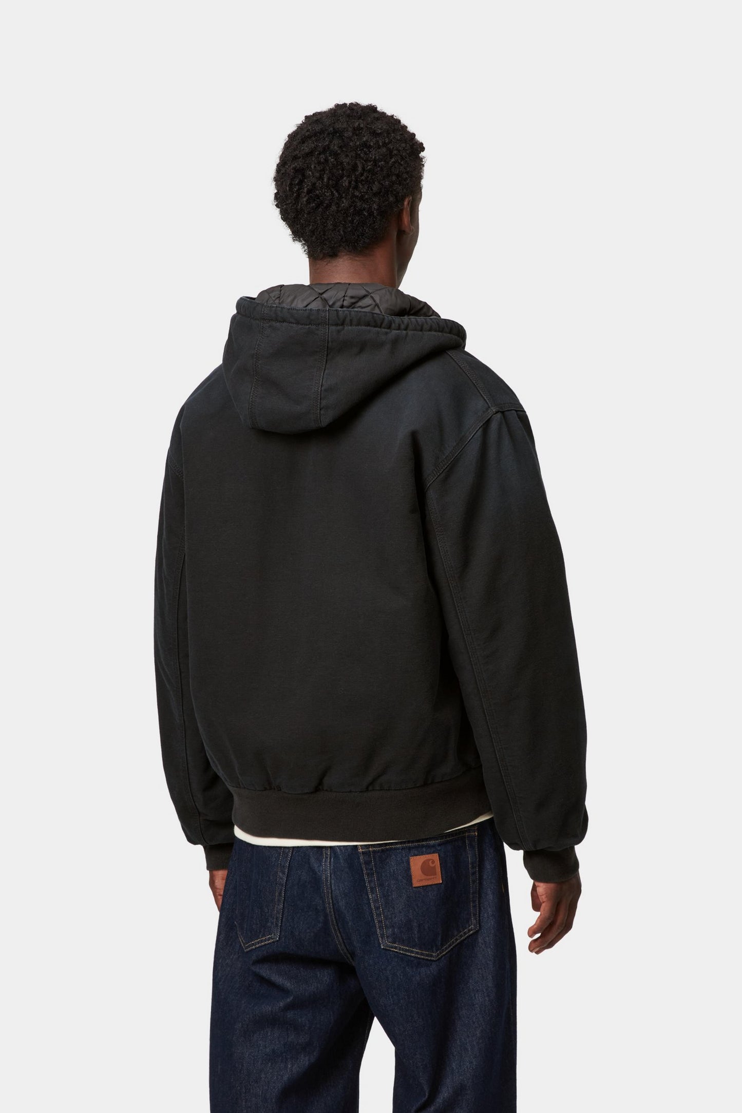 Carhartt WIP OG Active Jacket Black, Stone canvas