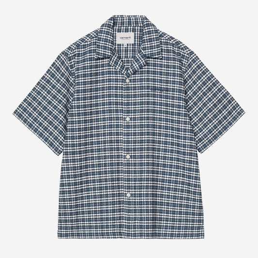 Carhartt WIP S/S Kander Shirt Blue River