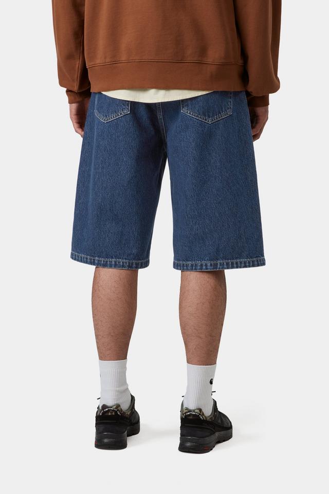 Carhartt WIP Langdon Short Blue, Stone washed