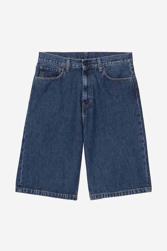 Carhartt WIP Langdon Short Blue, Stone washed