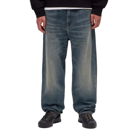 Carhartt WIP Aaron Pant Blue, Mid Worn Used