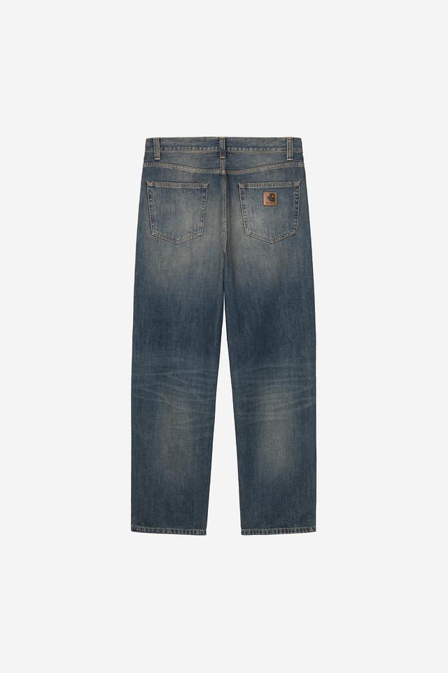 Carhartt WIP Aaron Pant Blue, Mid Worn Used
