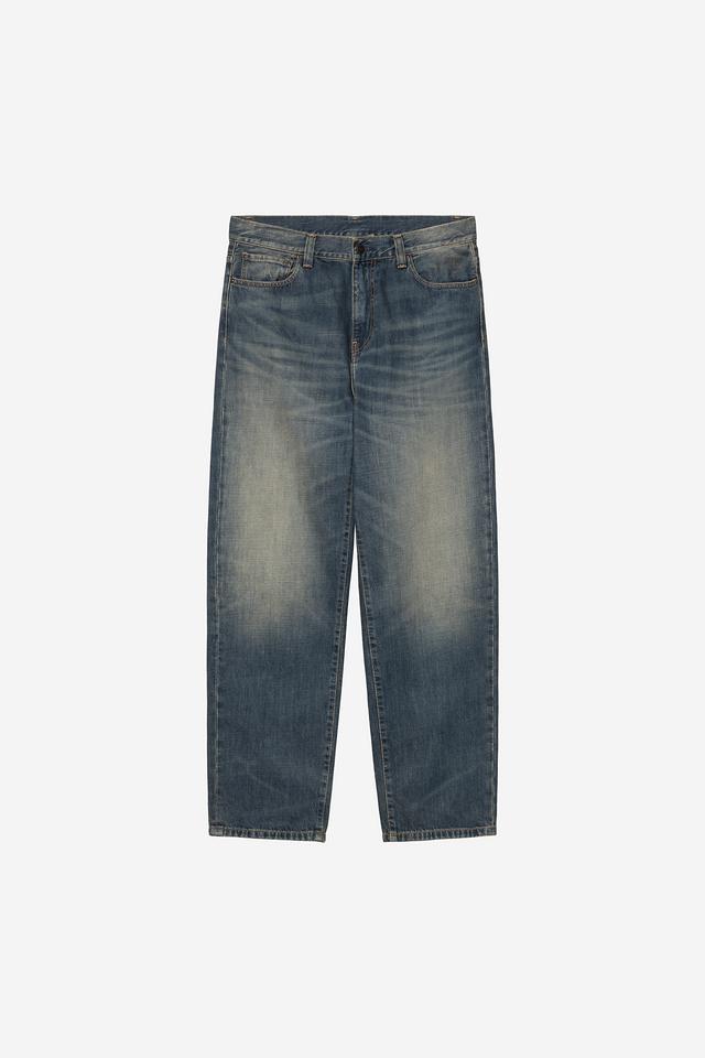Carhartt WIP Aaron Pant Blue, Mid Worn Used