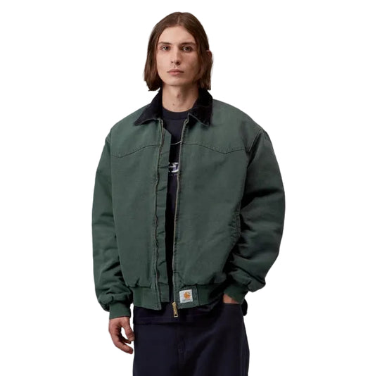 Carhartt WIP OG Santa Fe Jacket Raven / Black, Stone canvas