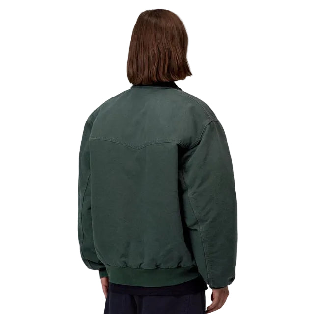 Carhartt WIP OG Santa Fe Jacket Raven / Black, Stone canvas