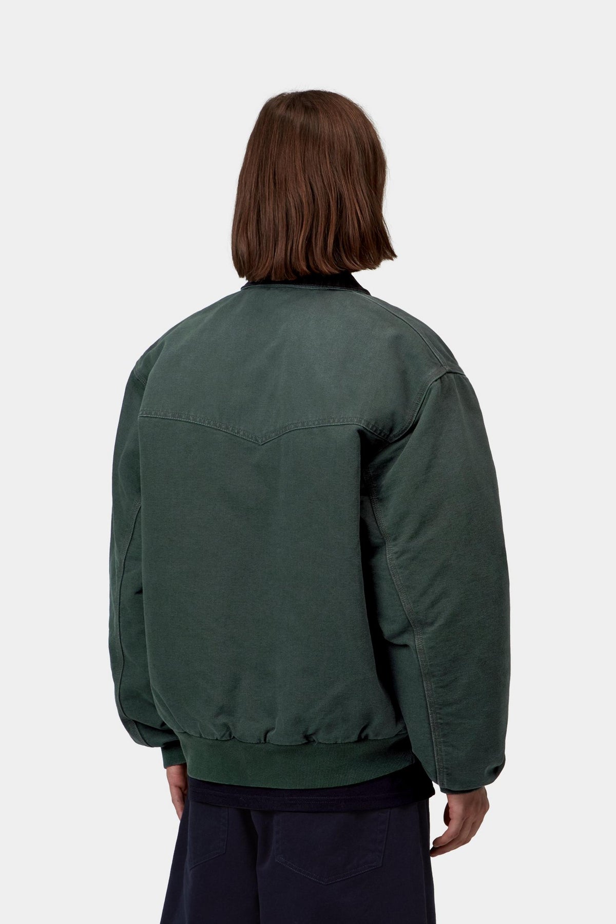 Carhartt WIP OG Santa Fe Jacket Raven / Black, Stone canvas