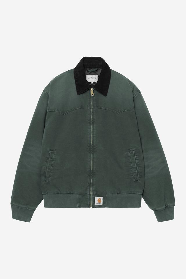 Carhartt WIP OG Santa Fe Jacket Raven / Black, Stone canvas
