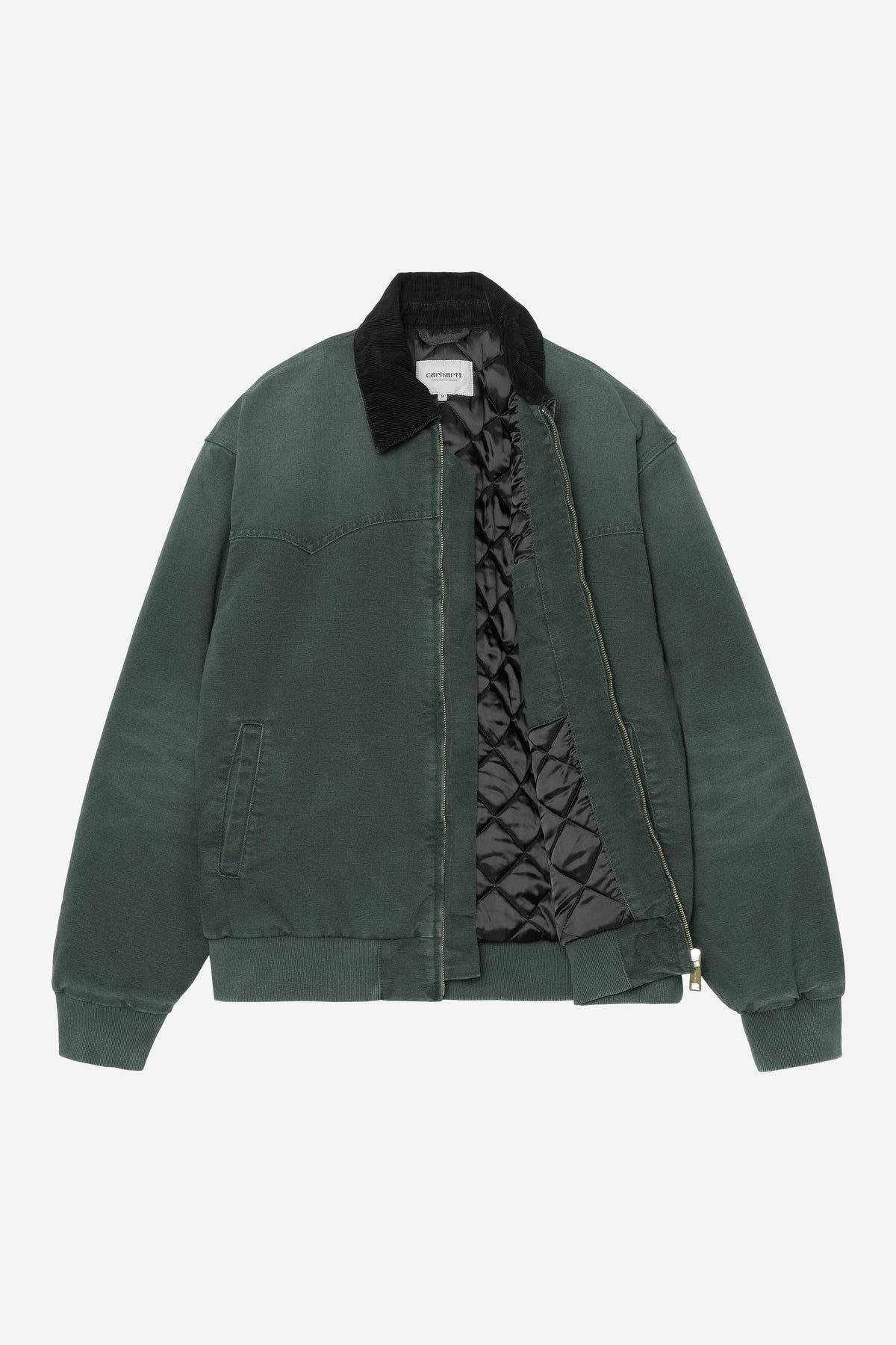 Carhartt WIP OG Santa Fe Jacket Raven / Black, Stone canvas