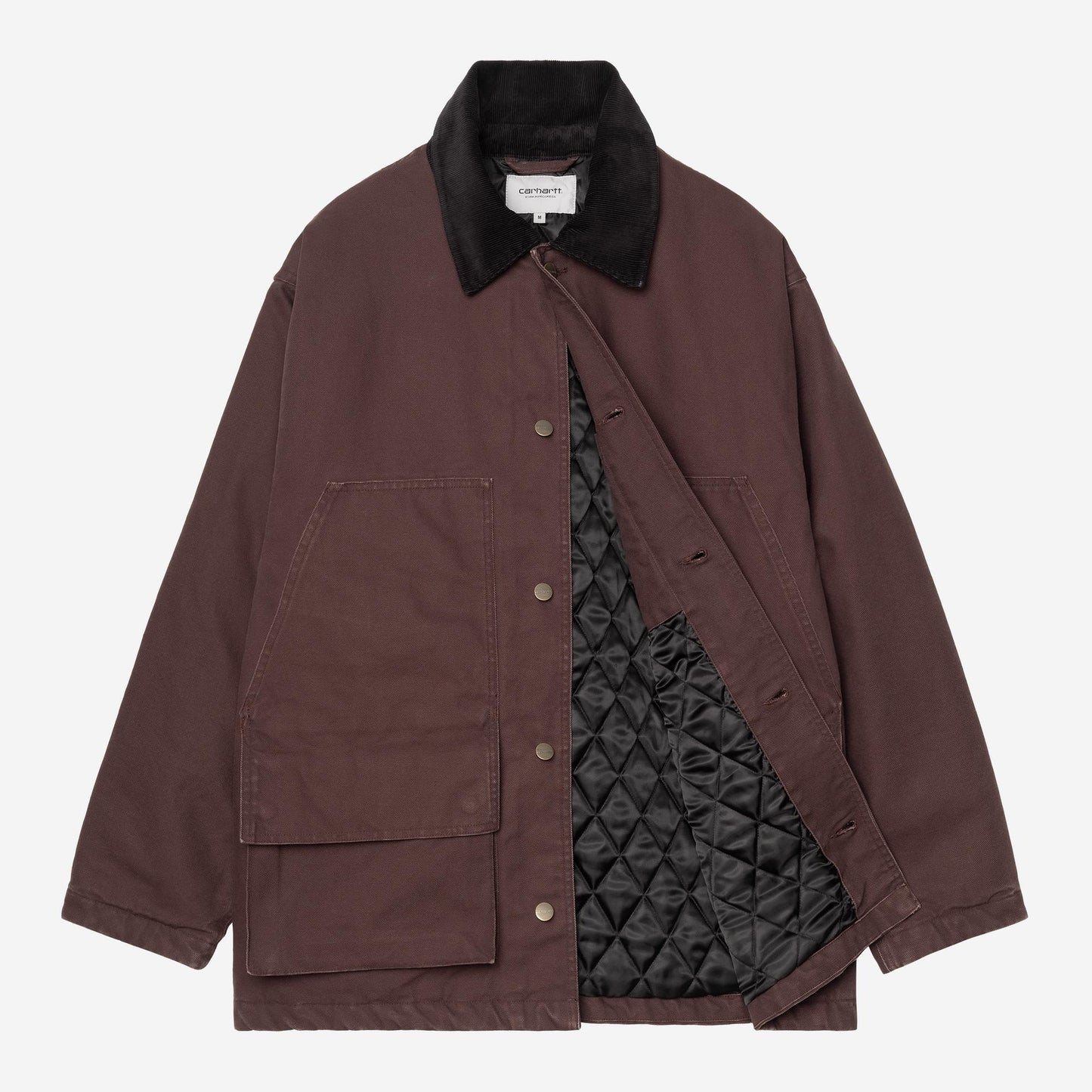 Carhartt WIP Lander Coat Palisander/Black stone washed