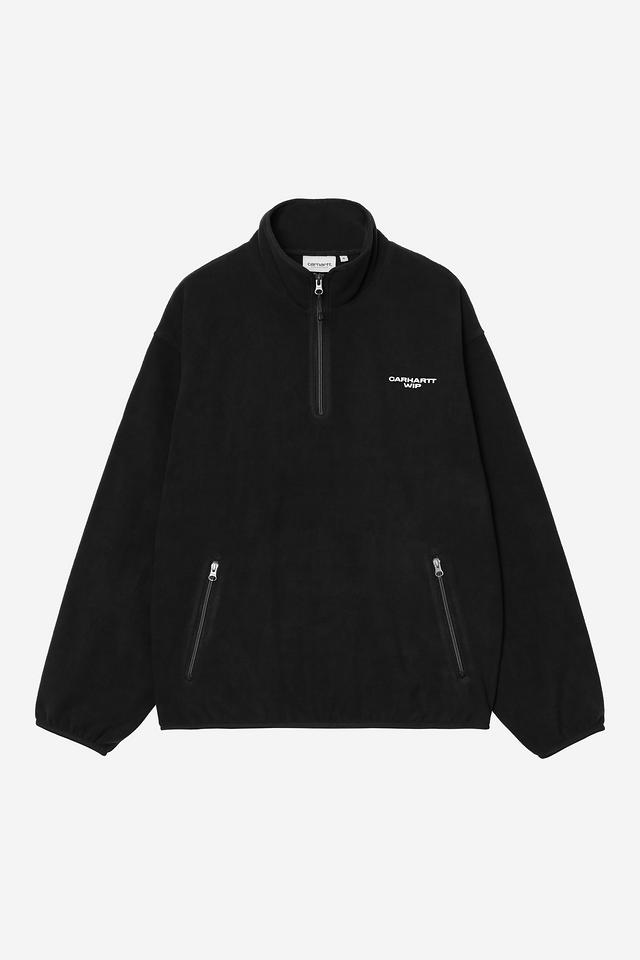 Carhartt WIP Edmore Half Zip Sweat Black / White