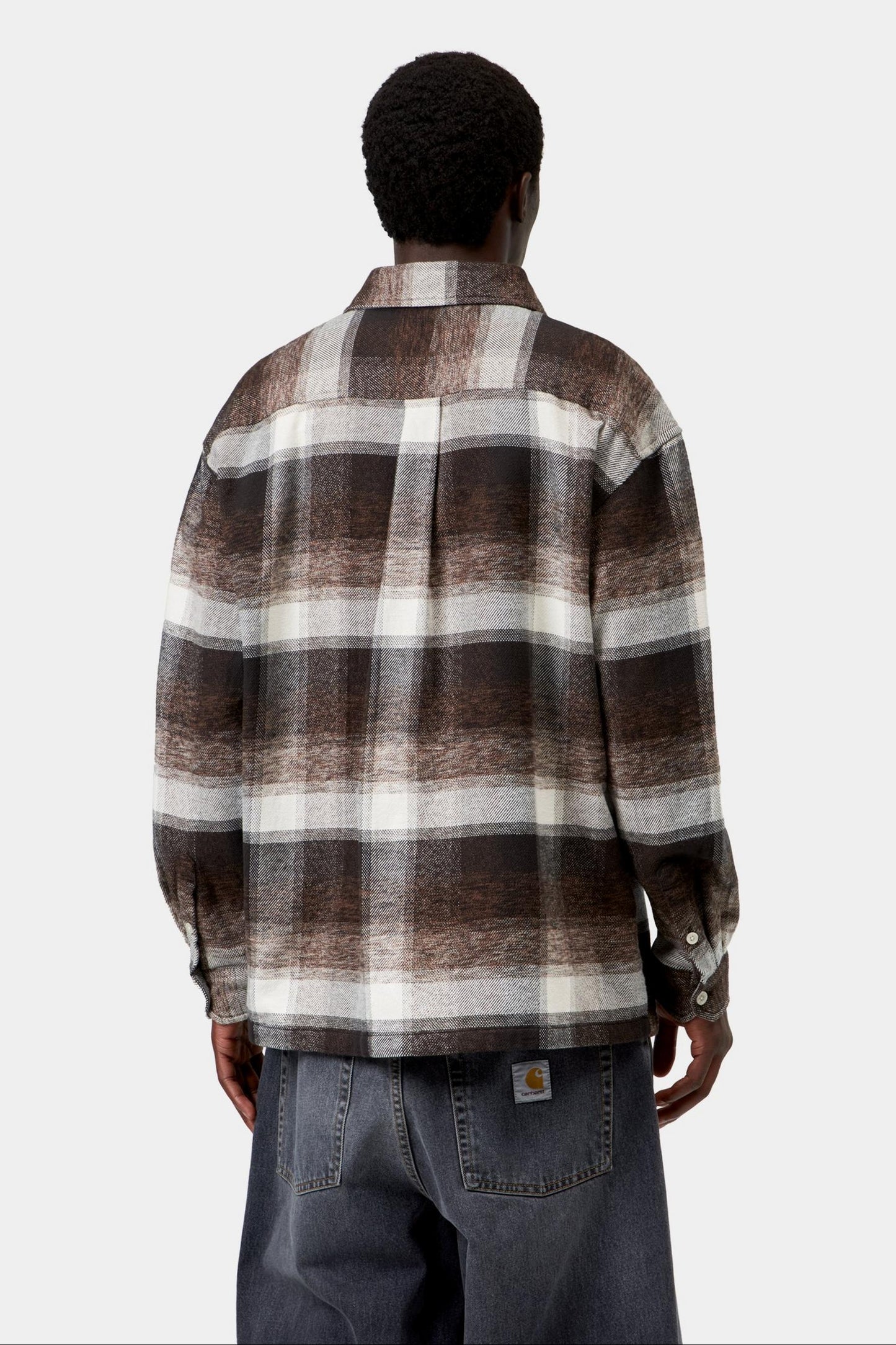 Carhartt WIP L/S Esterson Shirt Esterson Check/Tobacco