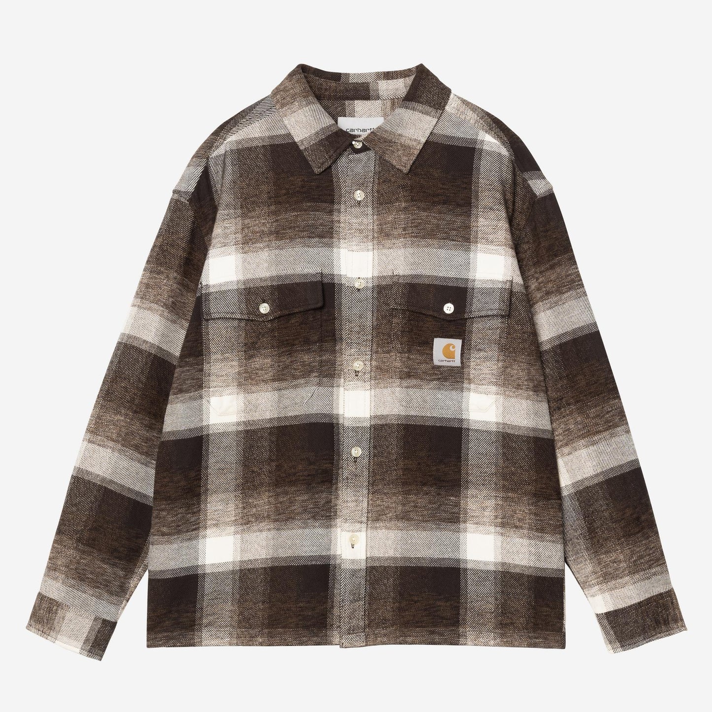 Carhartt WIP L/S Esterson Shirt Esterson Check/Tobacco