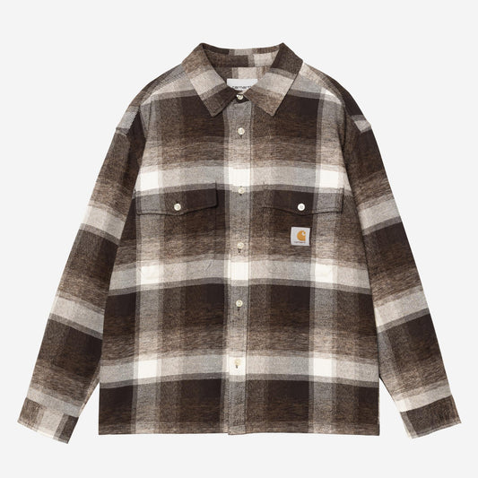 Carhartt WIP L/S Esterson Shirt Esterson Check/Tobacco