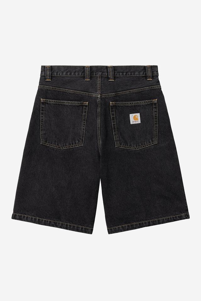 Carhartt WIP Brandon Short Black, Stone washed