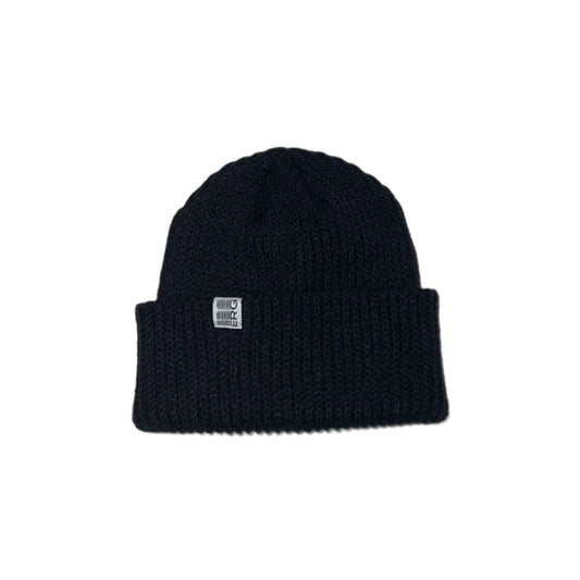 Erg Acrylic Rib Beanie Black