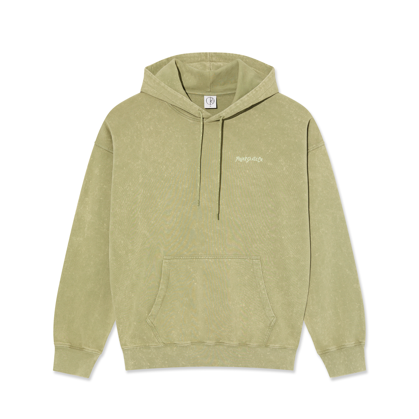 Polar Acid Frank Hoodie Surf Logo Light Green