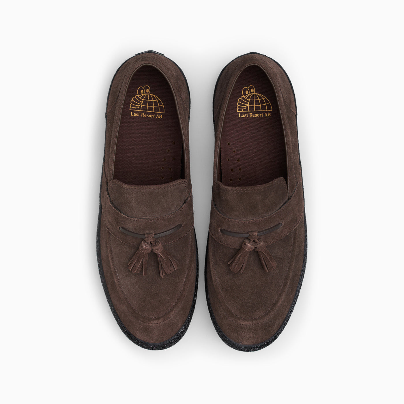 Last Resort Loafer Suede Chocolate Brown/Black