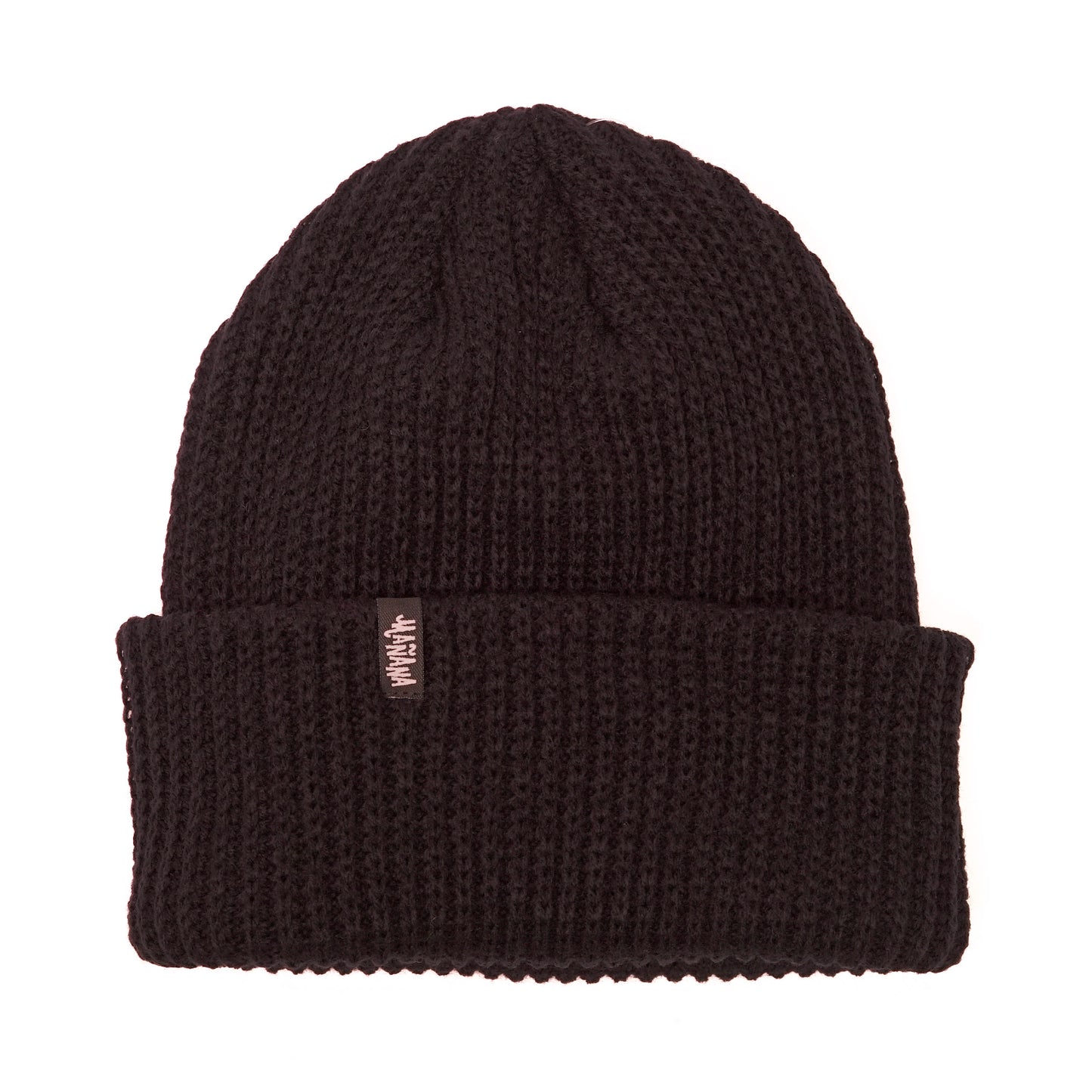 Mañana Ribbed Beanie Black