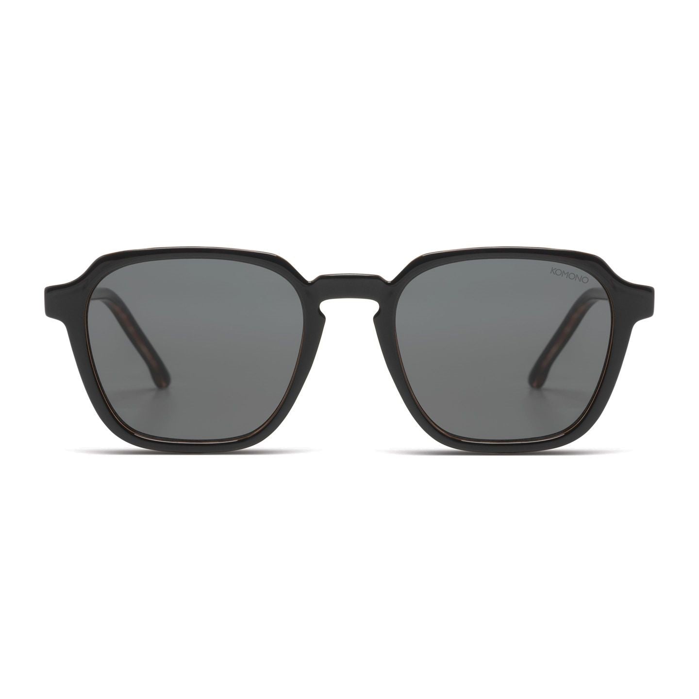 Komono Matty Black Tortoise Sunglasses