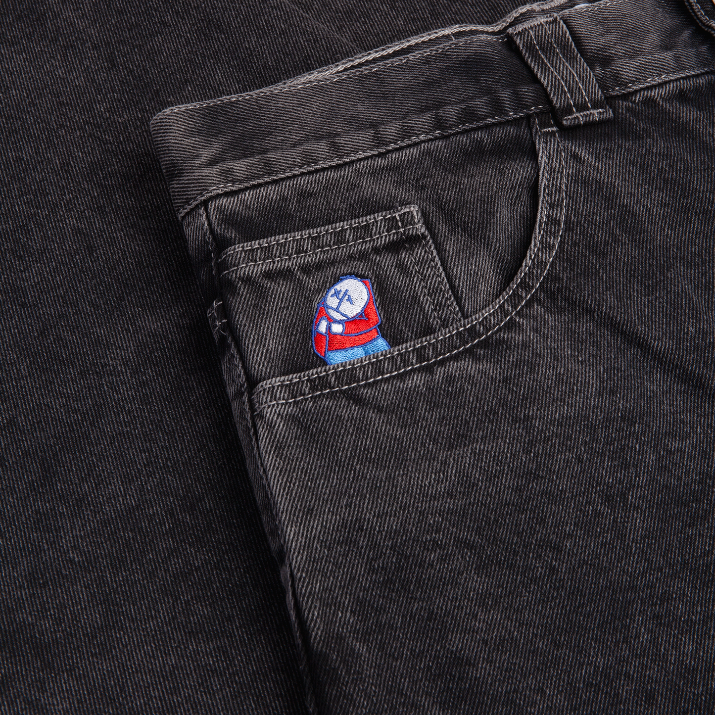 Polar Big Boy Pants - Silver Black OG