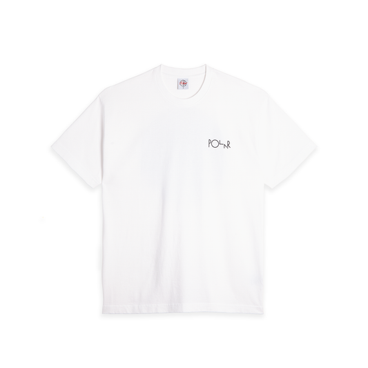 Polar Fill Logo Tee | Klez Crossing - White
