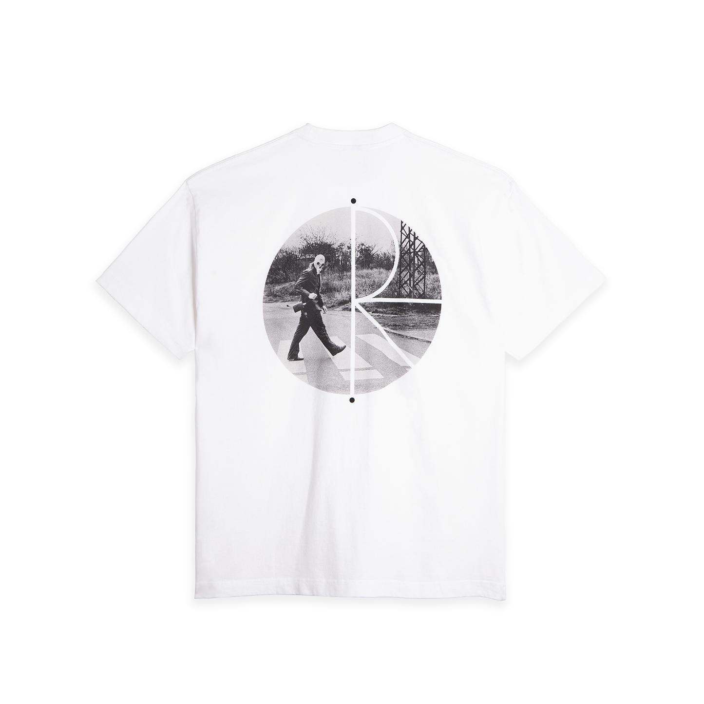 Polar Fill Logo Tee | Klez Crossing - White