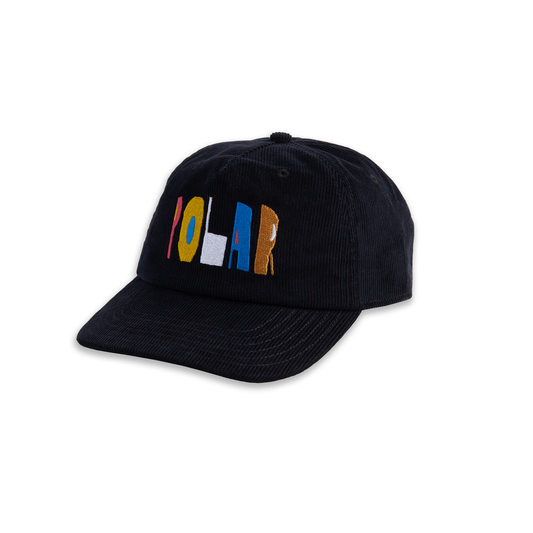 Polar James Cap | Cut Logo - Black