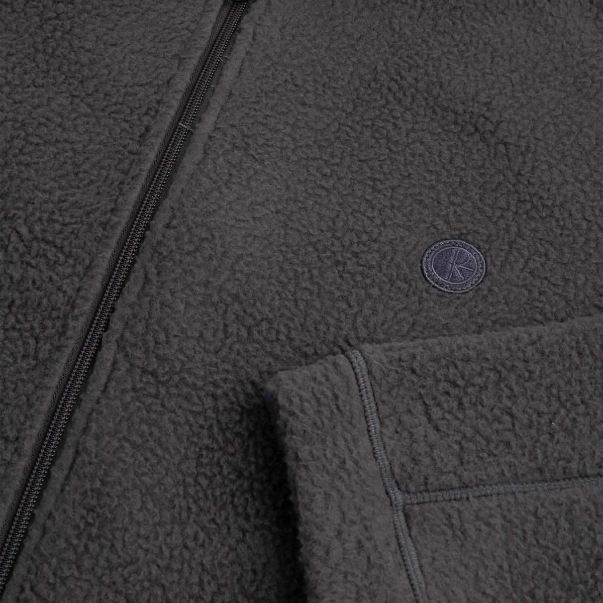 Polar Roman Fleece Jacket - Dirty Black