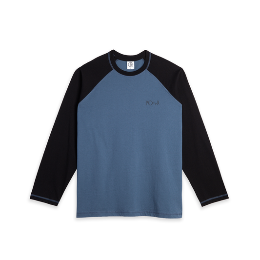 Polar Stevie LS Tee - Grey Blue/Black