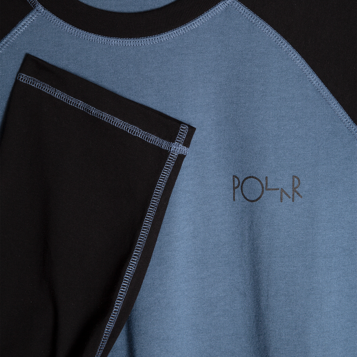 Polar Stevie LS Tee - Grey Blue/Black