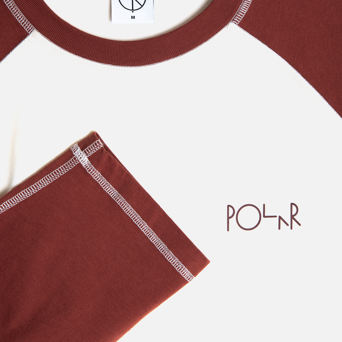 Polar Stevie LS Tee - Ivory/Wine