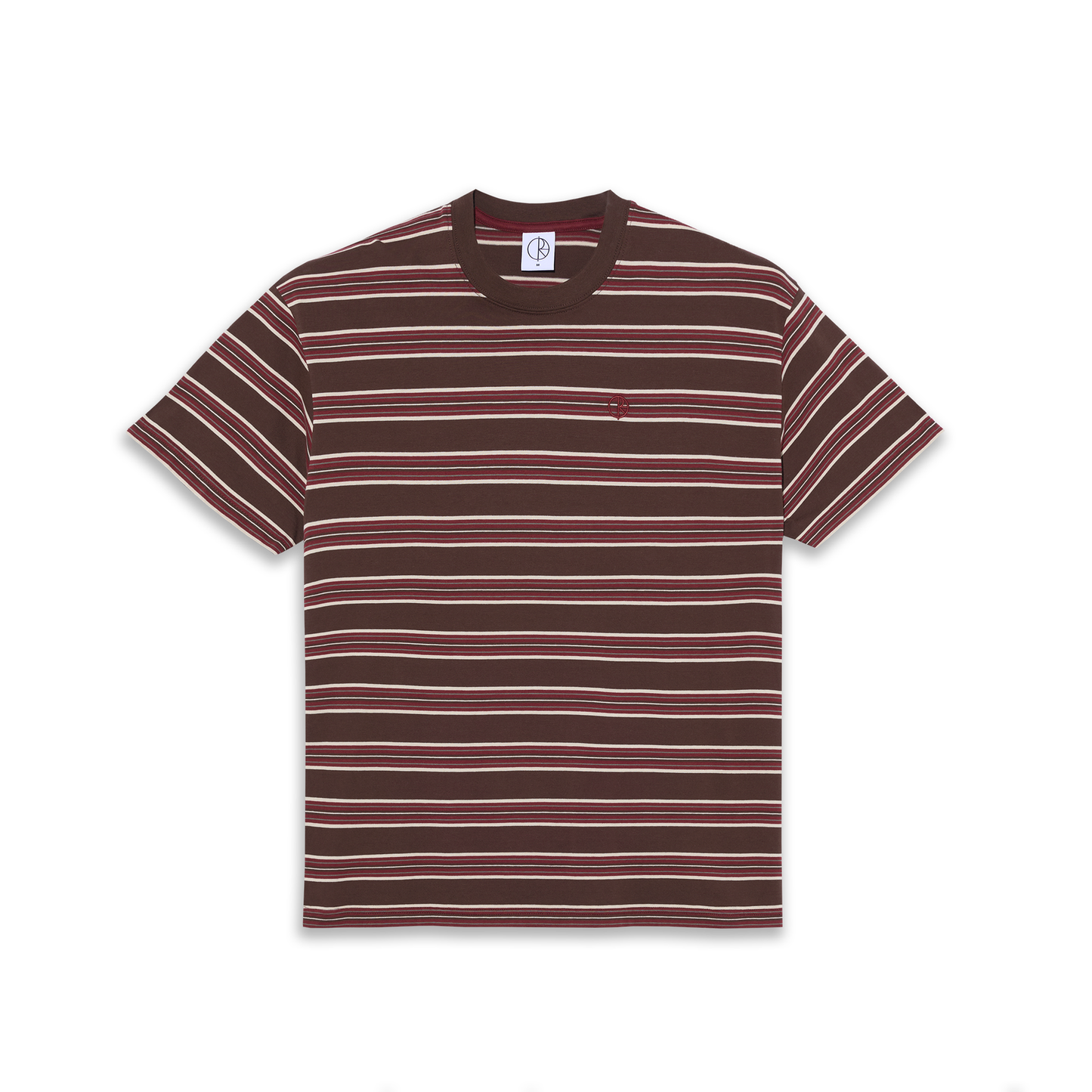 Polar Tee | Stripe - Brown/Red