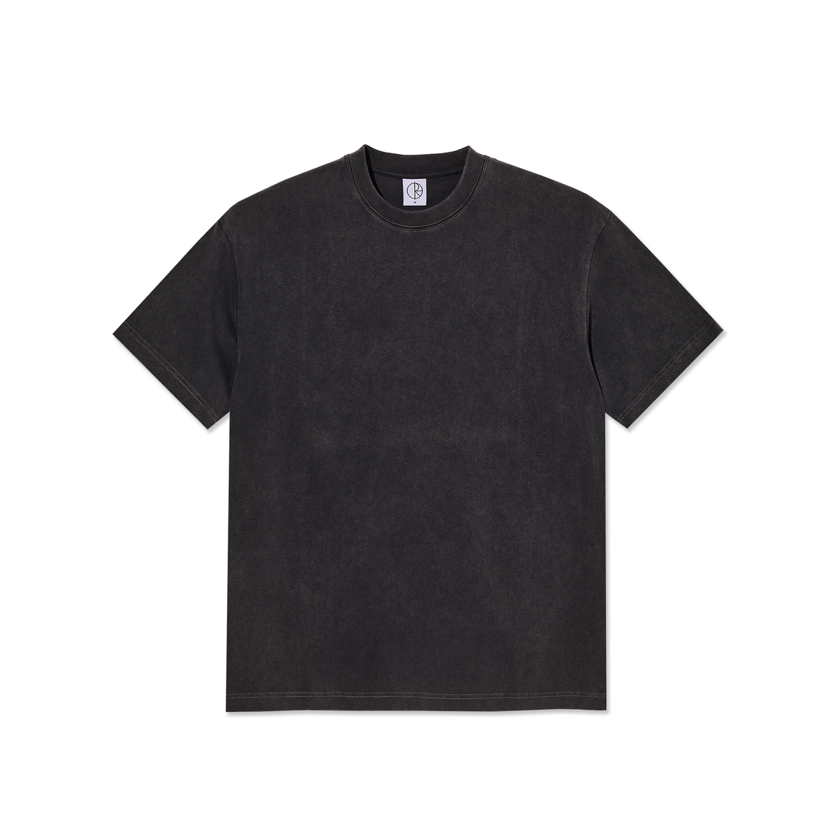 Polar Contrast Tee | Stroke Logo - Silver Black/Black