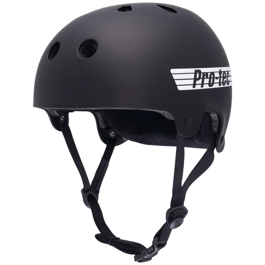 Pro-Tec Old School Low Pro Asia Fit Helmet Matte Black (Various Sizes)