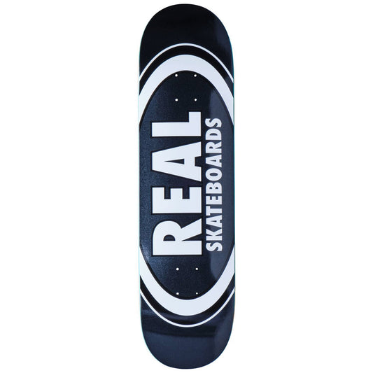 Real Team Classic Oval Deck 8.25" Black
