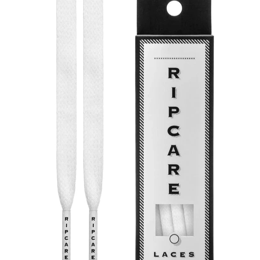 Ripcare Premium Shoelaces White 130cm