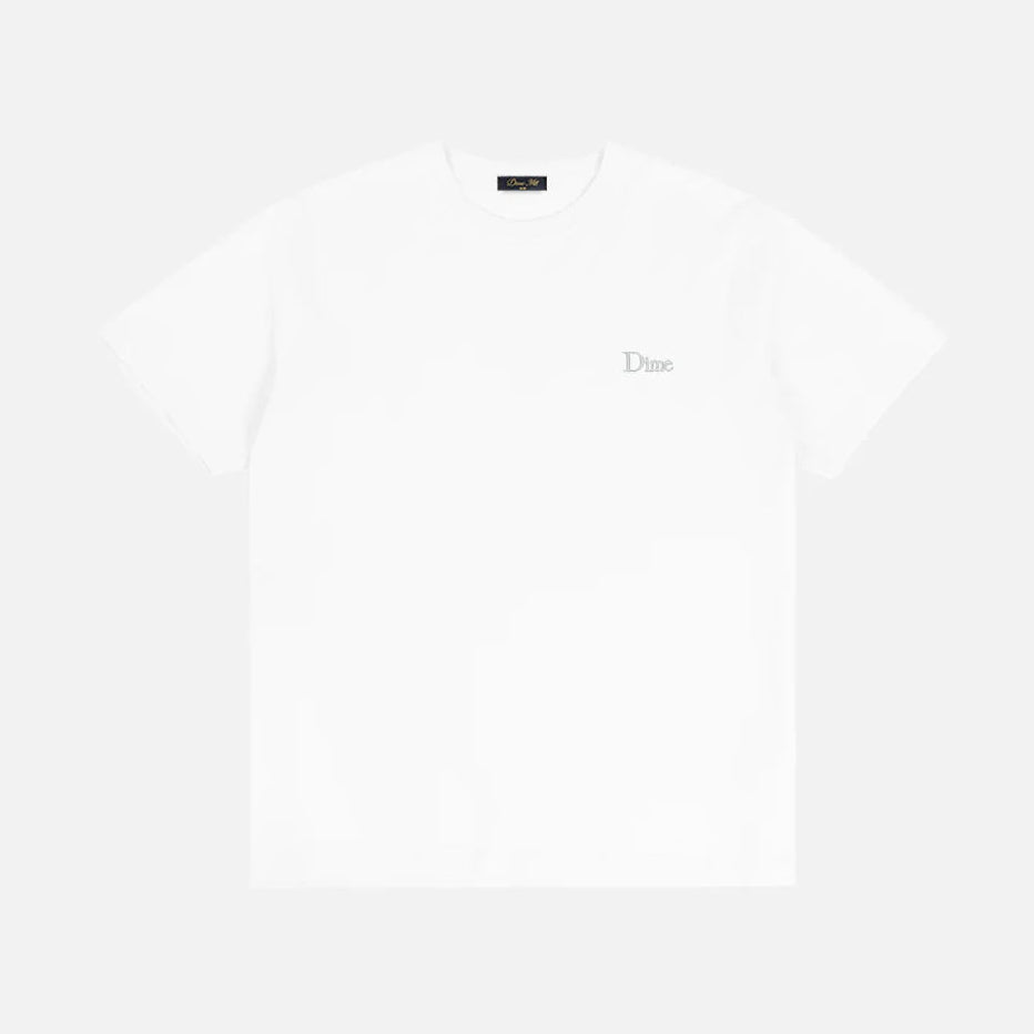 Dime Classic Small Logo T-Shirt White